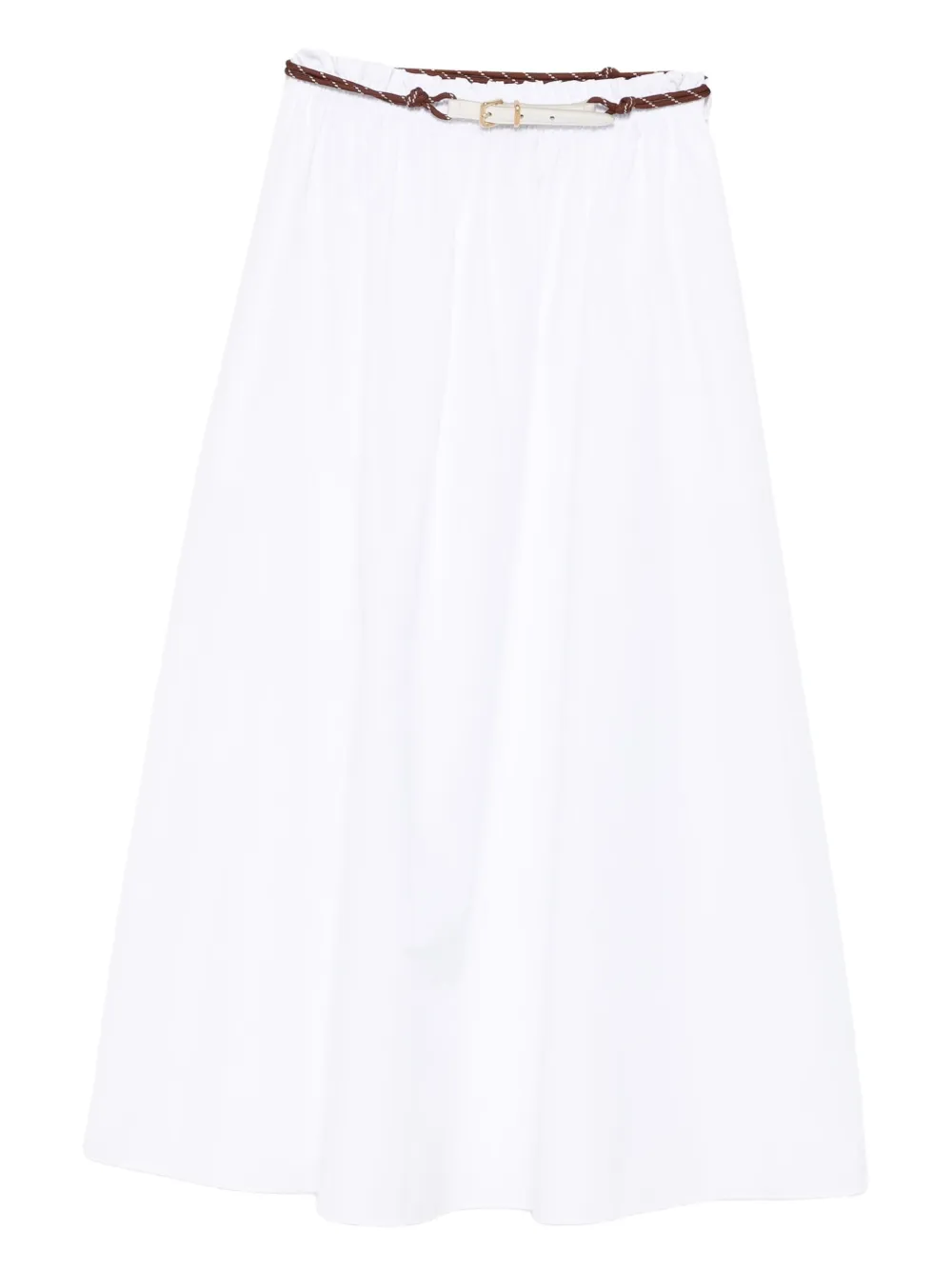 Юбка миди с эластичным поясом MIU MIU, белый
Юбка миди с эластичным поясом MIU MIU, белый