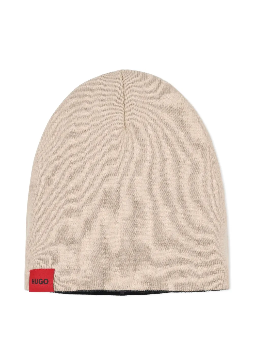 Шапка бини вязки интарсия с логотипом HUGO KIDS, черный 
Шапка бини вязки интарсия с логотипом HUGO KIDS, черный