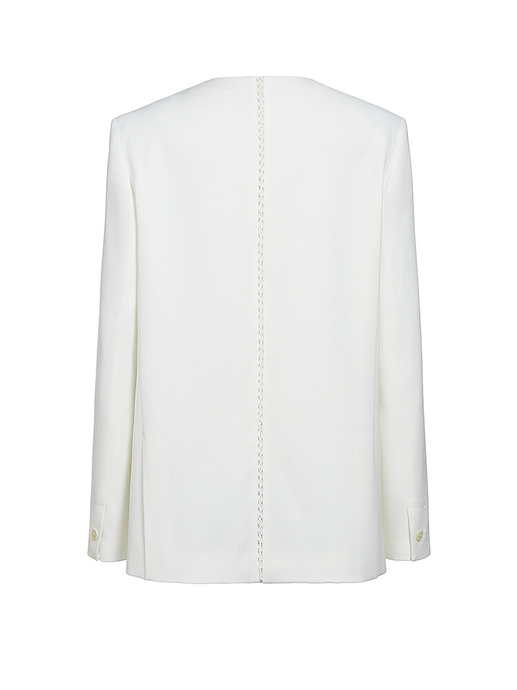 Пиджак женский Ochirly с V-образным вырезом, кремовый
Пиджак женский Ochirly с V-образным вырезом, кремовый