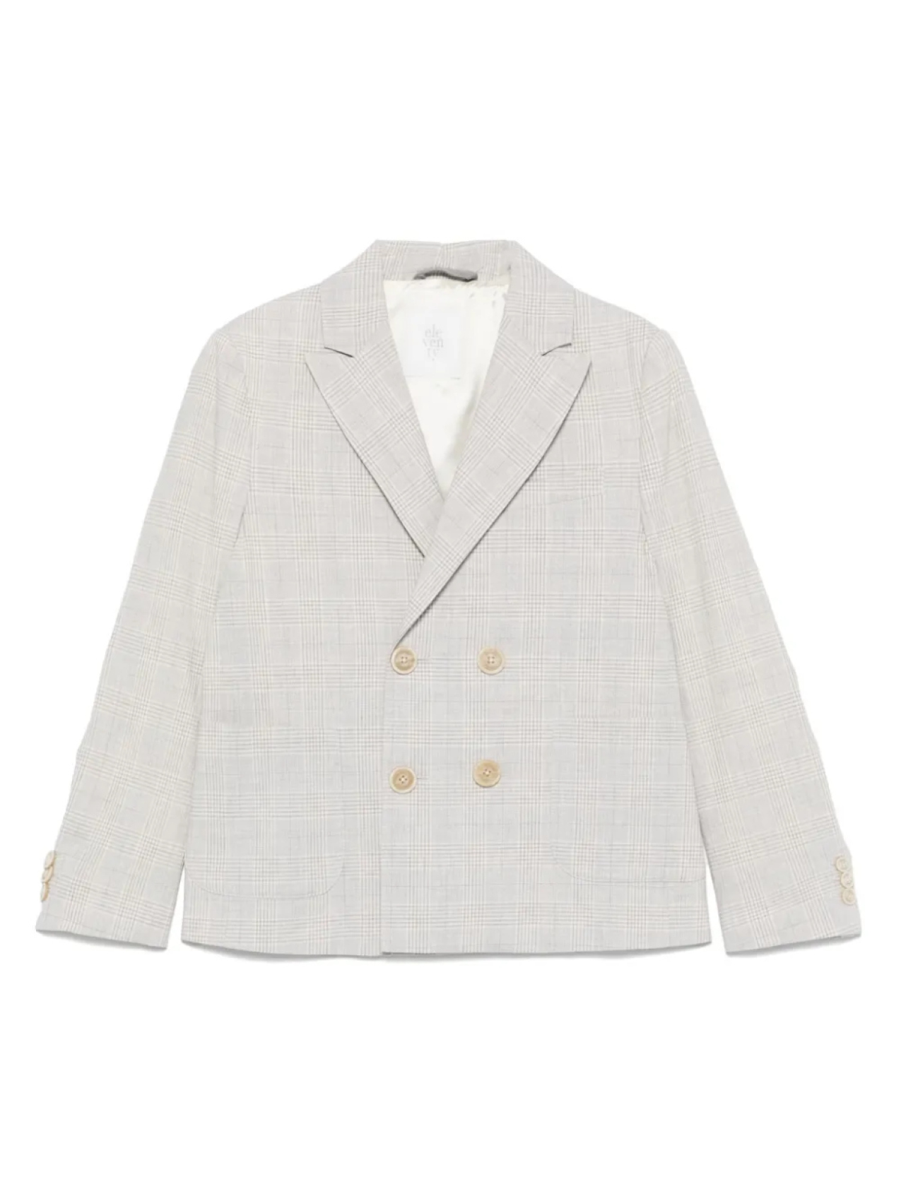 Клетчатый блейзер Eleventy Kids, серый
Клетчатый блейзер Eleventy Kids, серый