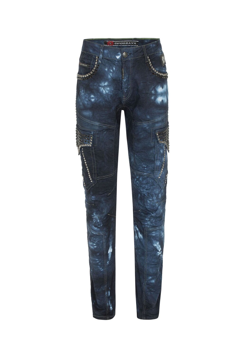 Джинсы с ярким эффектом CIPO & BAXX, синий
Джинсы с ярким эффектом CIPO & BAXX, синий