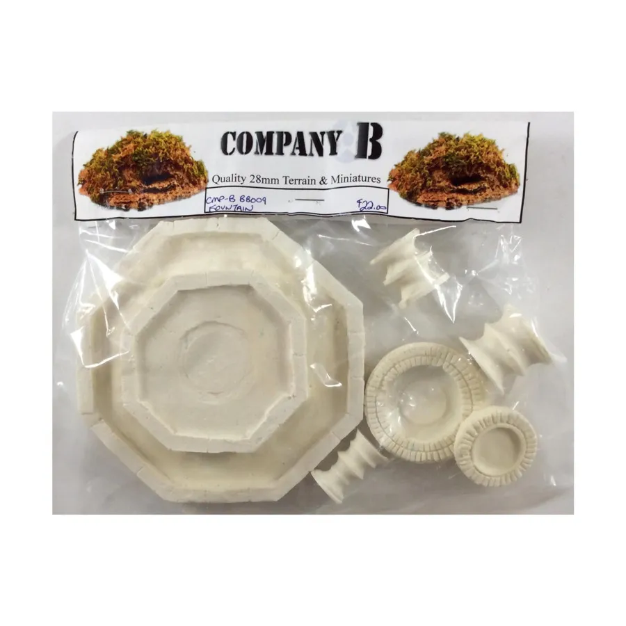 Фонтан (Многоуровневый), Terrain - Resin (28mm) (Company B)
Фонтан (Многоуровневый), Terrain - Resin (28mm) (Company B)