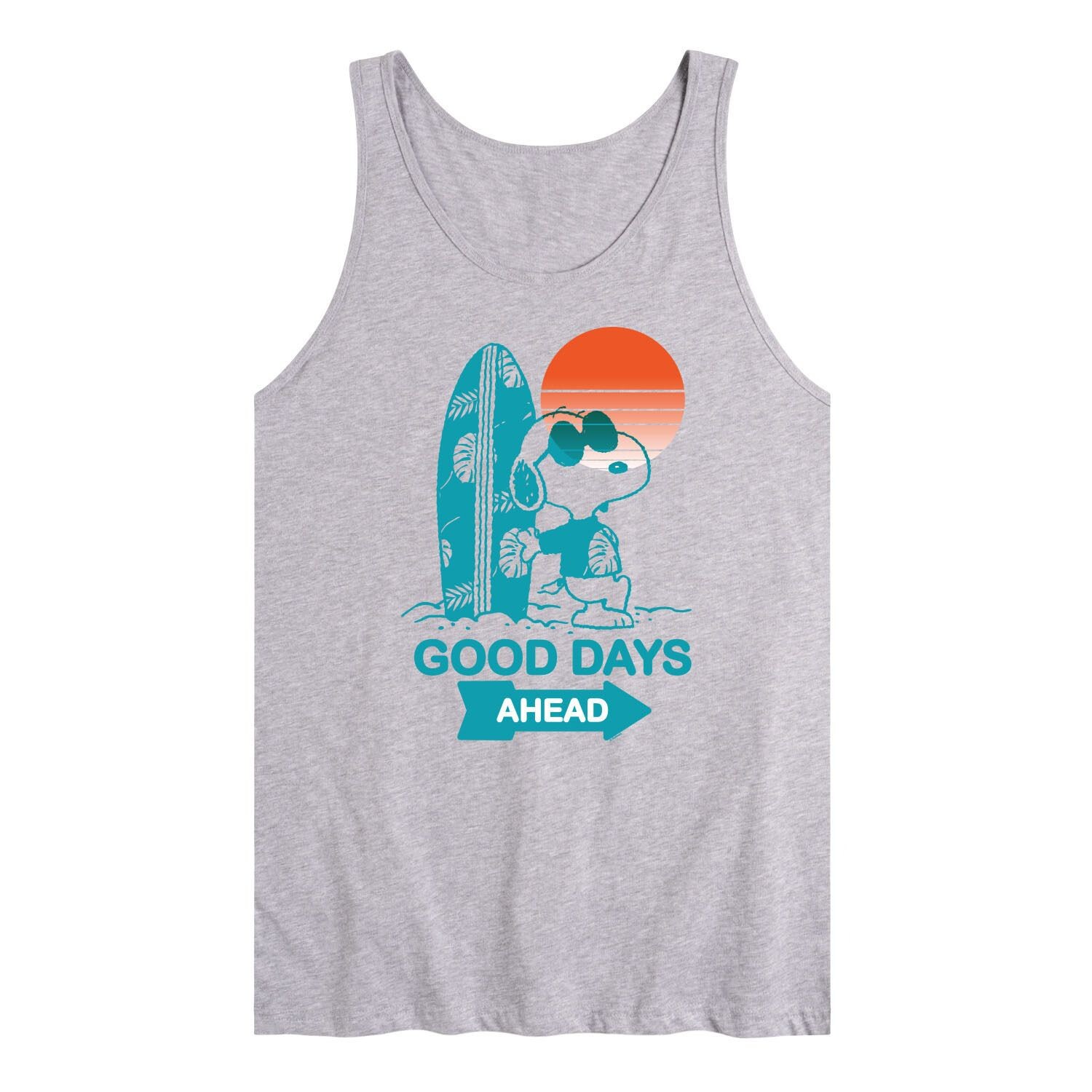 Мужская майка Peanuts Snoopy Good Days Ahead Surfing Graphic Tank Licensed Character
Мужская майка Peanuts Snoopy Good Days Ahead Surfing Graphic Tank Licensed Character