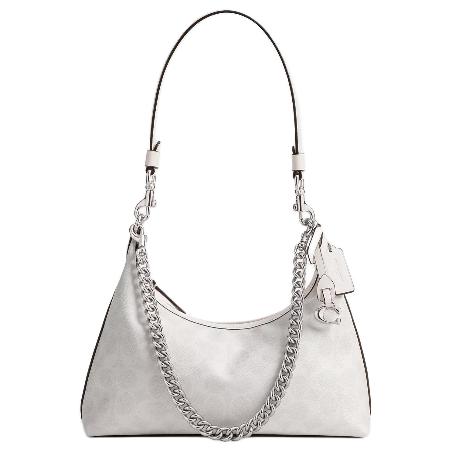 COACH Женская сумка через плечо из джутовой ткани с покрытием
COACH Женская сумка через плечо из джутовой ткани с покрытием