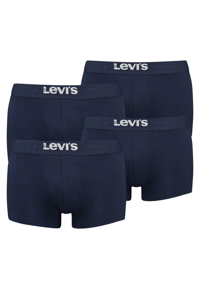 Комплект из 4 трусов-боксеров — однотонные базовые шорты с органическим логотипом на поясе Levi'S, синий
Комплект из 4 трусов-боксеров — однотонные базовые шорты с органическим логотипом на поясе Levi'S, синий