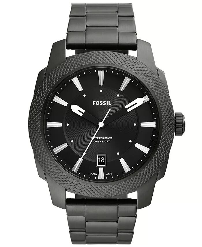 Мужские кварцевые серые часы-браслет из нержавеющей стали, 49 мм Fossil
Мужские кварцевые серые часы-браслет из нержавеющей стали, 49 мм Fossil
