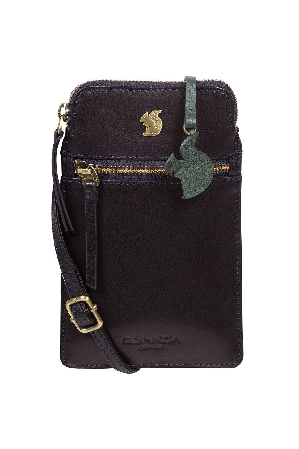 Кожаная сумка через плечо для телефона Bambino Conkca London, синий
Кожаная сумка через плечо для телефона Bambino Conkca London, синий