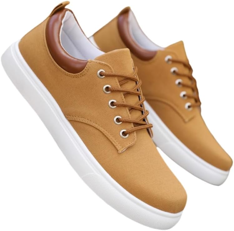 Мужские модные кеды однотонного цвета, удобные повседневные кроссовки на шнуровке с противоскользящей подошвой из дышащего материала, подходят для активного отдыха на открытом воздухе Hoalox, хаки
Мужские модные кеды однотонного цвета, удобные повседневные кроссовки на шнуровке с противоскользящей подошвой из дышащего материала, подходят для активного отдыха на открытом воздухе Hoalox, хаки