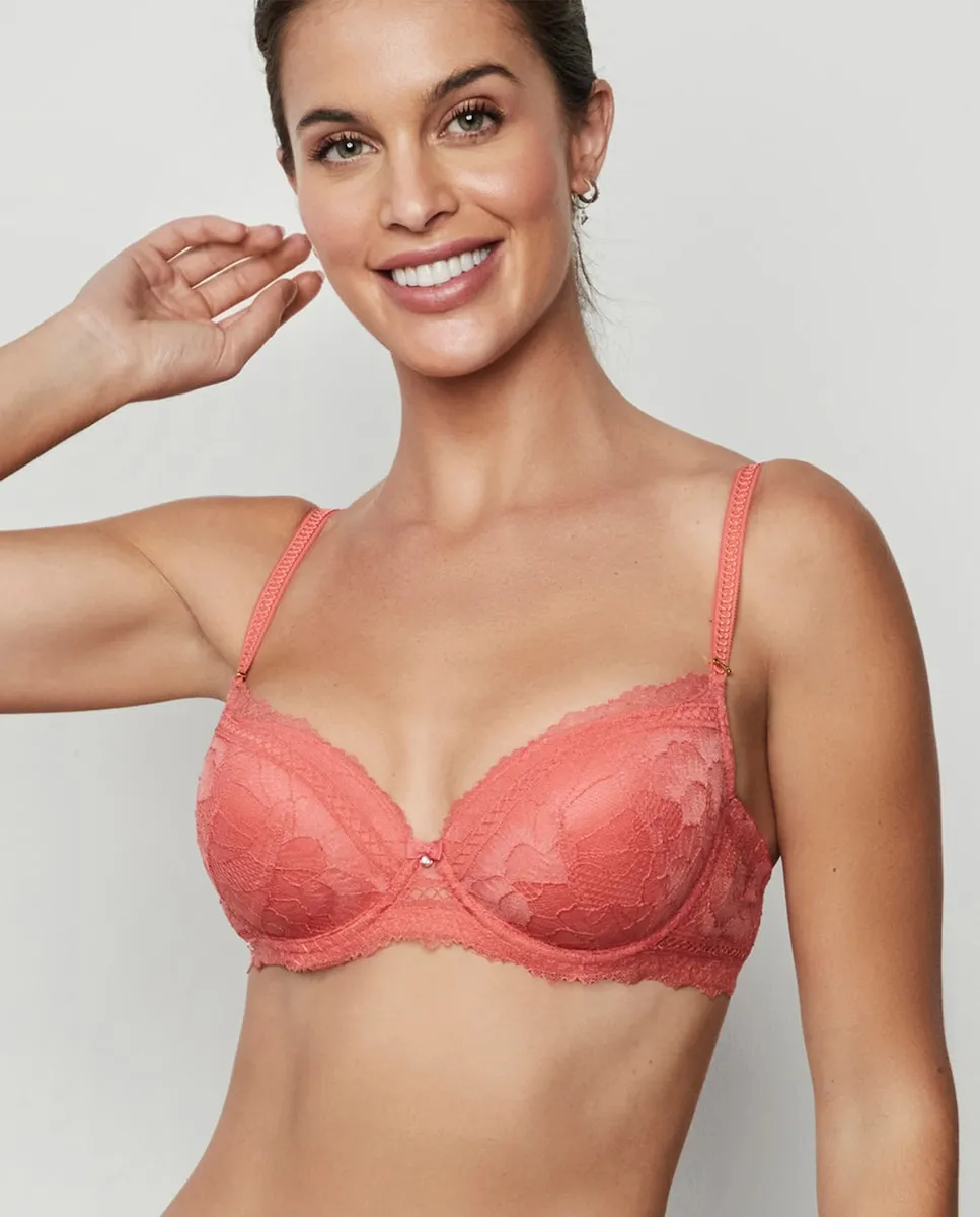 Формованный бюстгальтер с пеной и косточками Selmark, коралловый
Формованный бюстгальтер с пеной и косточками Selmark, коралловый
