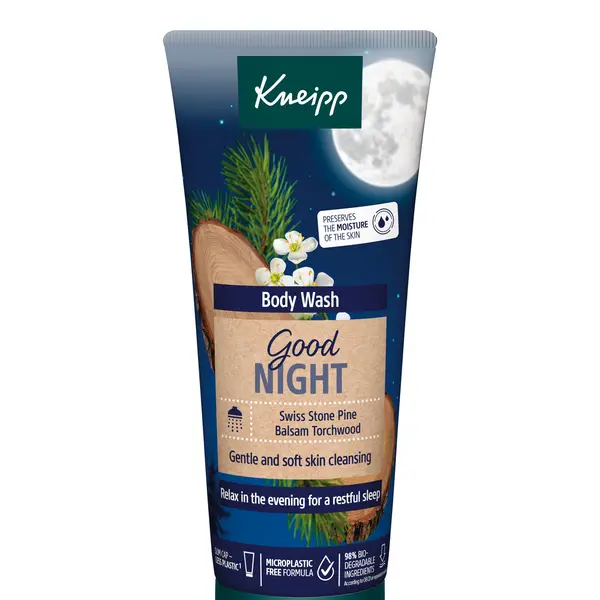 Гель для душа «Швейцарская сосна и амирис», 200 мл Kneipp Good night
Гель для душа «Швейцарская сосна и амирис», 200 мл Kneipp Good night