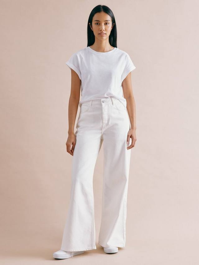 Широкие джинсы из чистого органического хлопка Albaray, экрю
Широкие джинсы из чистого органического хлопка Albaray, экрю