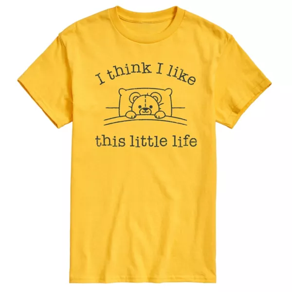 Мужская футболка с принтом «Медведь жизни» Licensed Character, желтый
Мужская футболка с принтом «Медведь жизни» Licensed Character, желтый