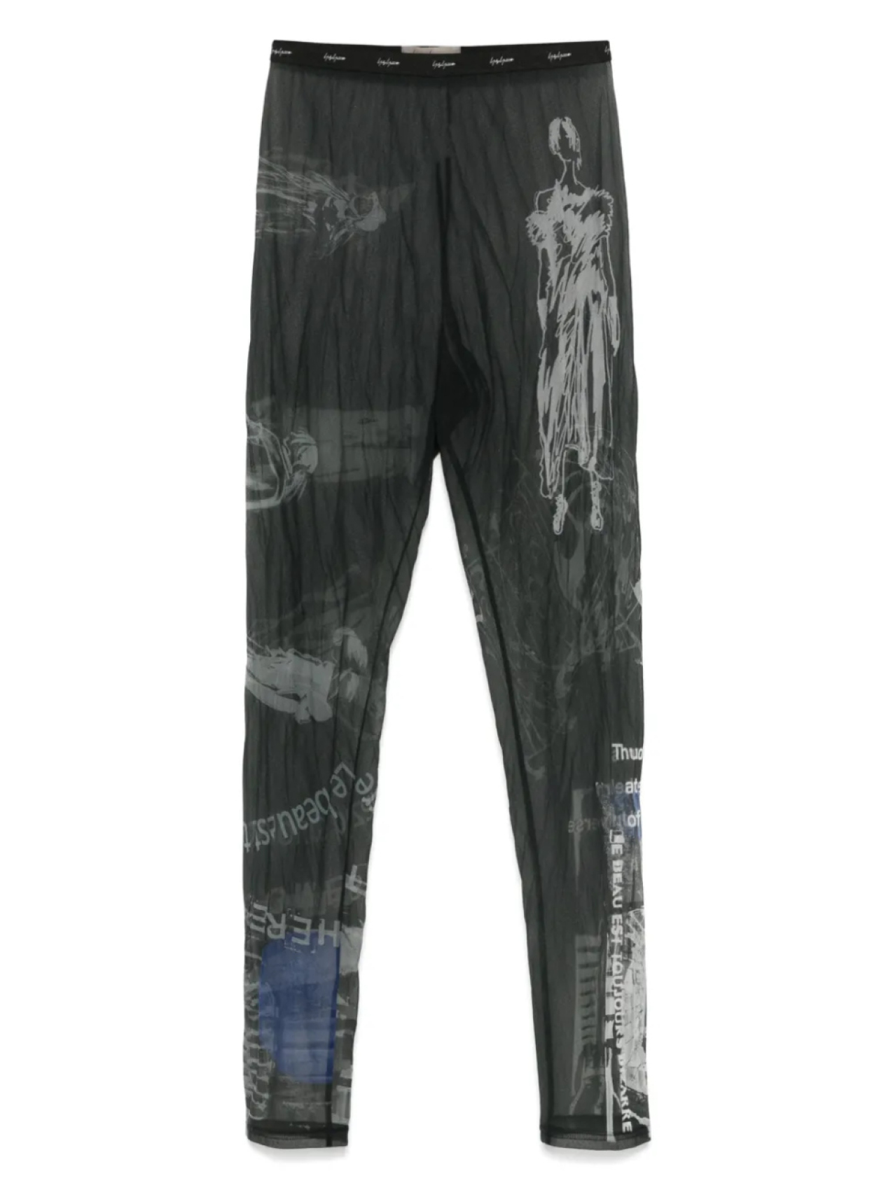 Yohji Yamamoto леггинсы с принтом, черный
Yohji Yamamoto леггинсы с принтом, черный