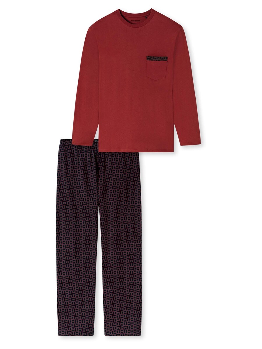 Длинная пижама SCHIESSER Comfort Nightwear, темно-красный
Длинная пижама SCHIESSER Comfort Nightwear, темно-красный