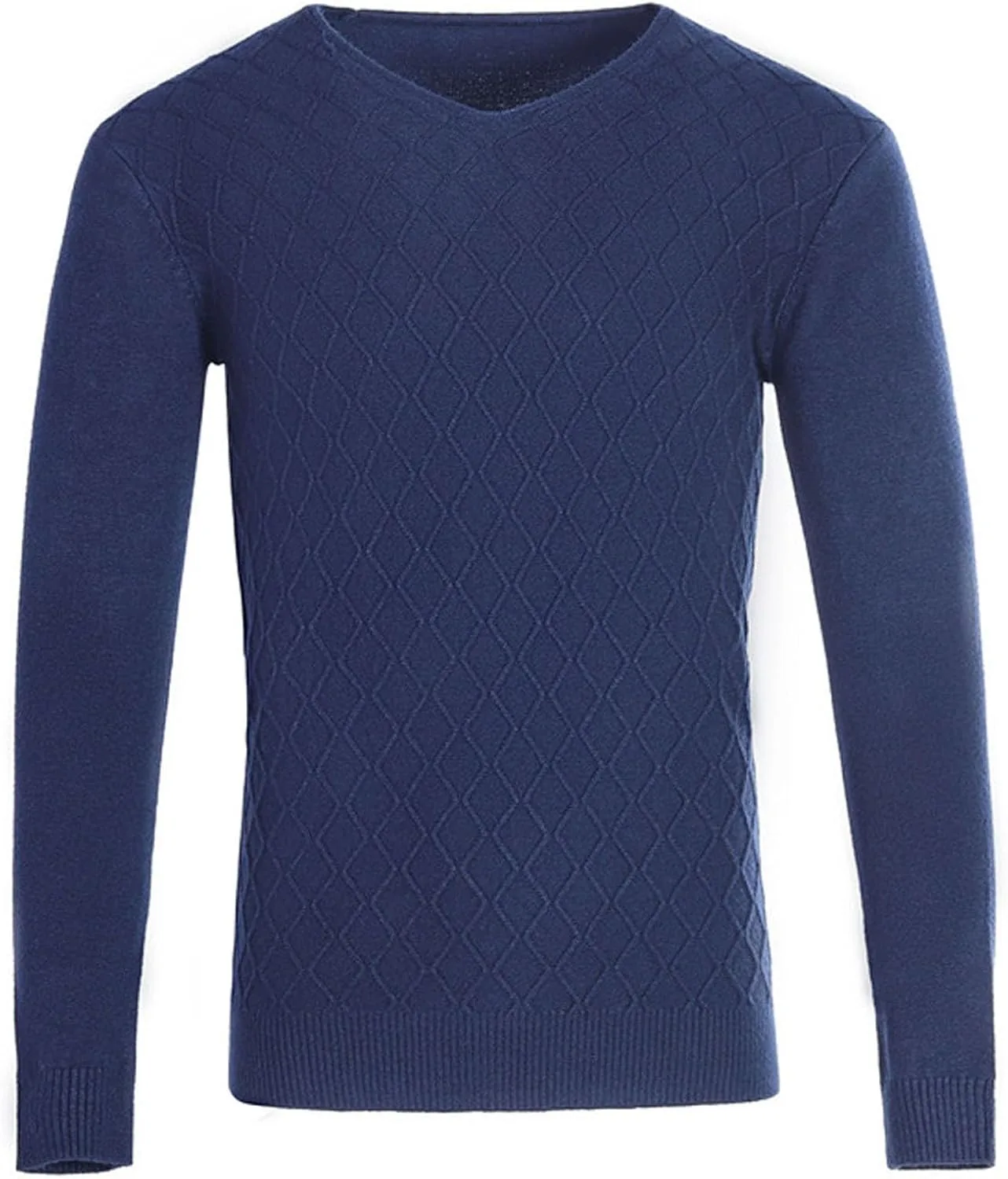 Мужской свитер с воротником-гольф, Casual, фактурный, с узором Diamond Jacquard, длинный рукав
Мужской свитер с воротником-гольф, Casual, фактурный, с узором Diamond Jacquard, длинный рукав