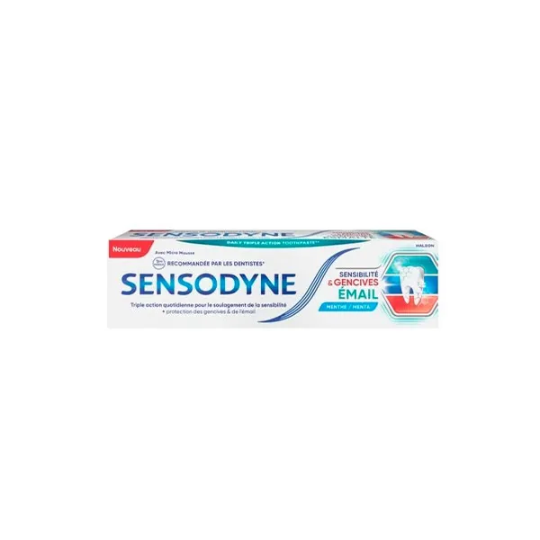 Чувствительность и десны Pasta Dentífrica Sensodyne, 75 ml
Чувствительность и десны Pasta Dentífrica Sensodyne, 75 ml