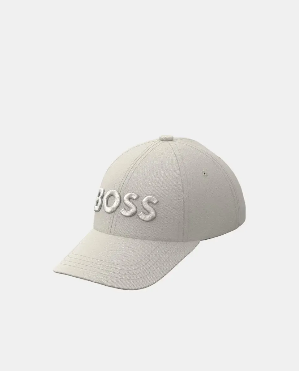 Бейсболка с шестью панелями и 3D вышитой нашивкой BOSS, белый
Бейсболка с шестью панелями и 3D вышитой нашивкой BOSS, белый