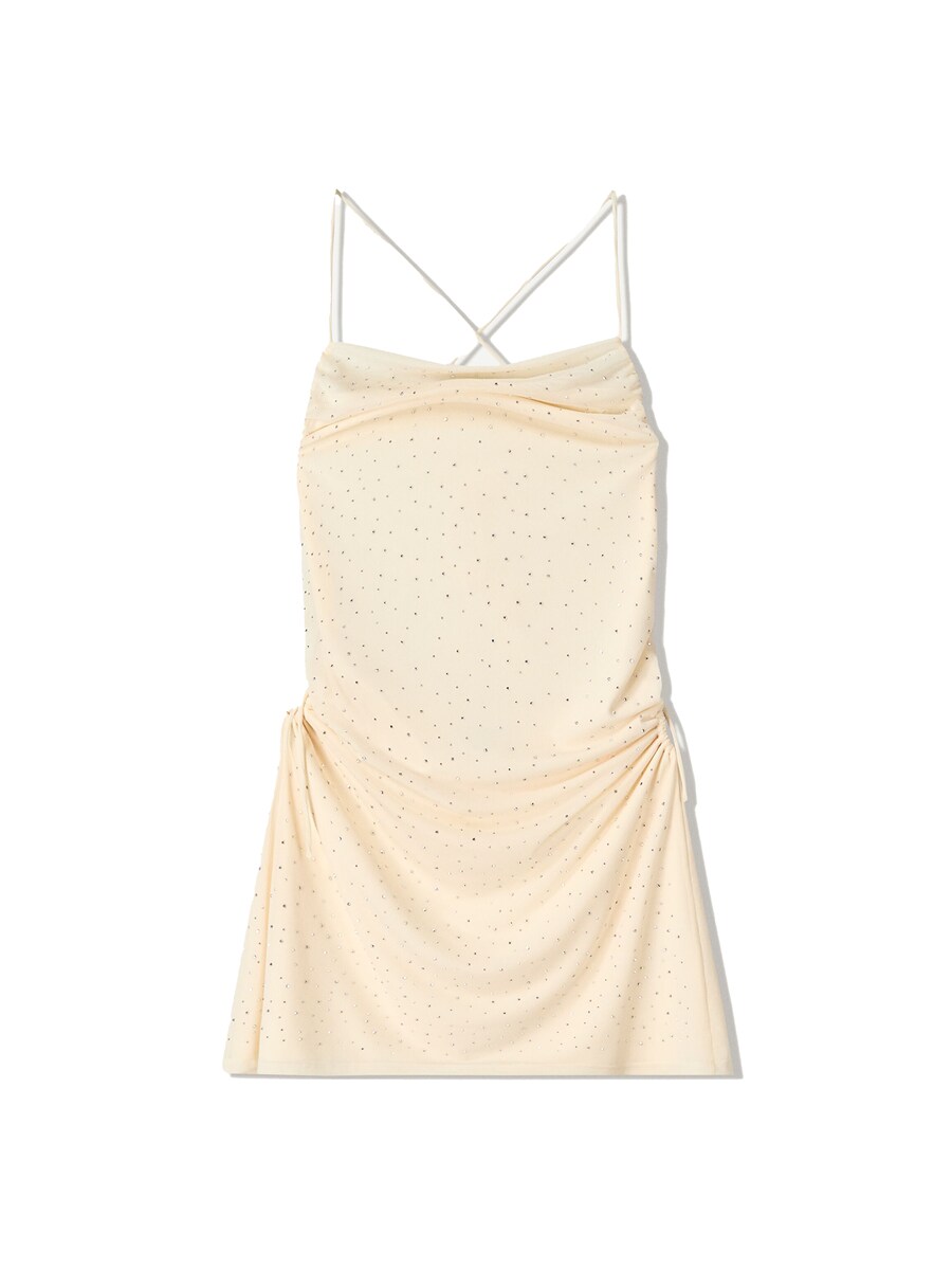 Платье Bershka, экрю
Платье Bershka, экрю