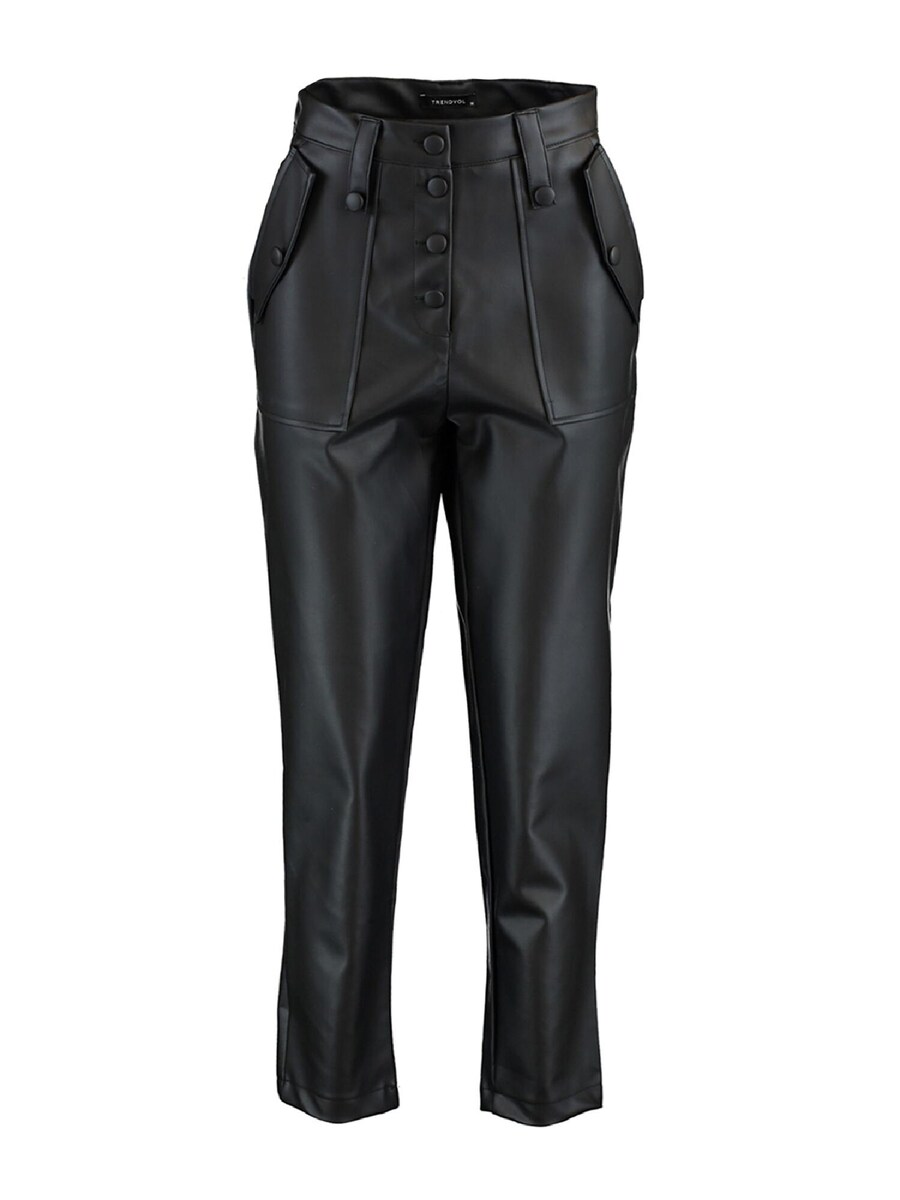 Кожаные штаны Trendyol Regular Pants, черный
Кожаные штаны Trendyol Regular Pants, черный