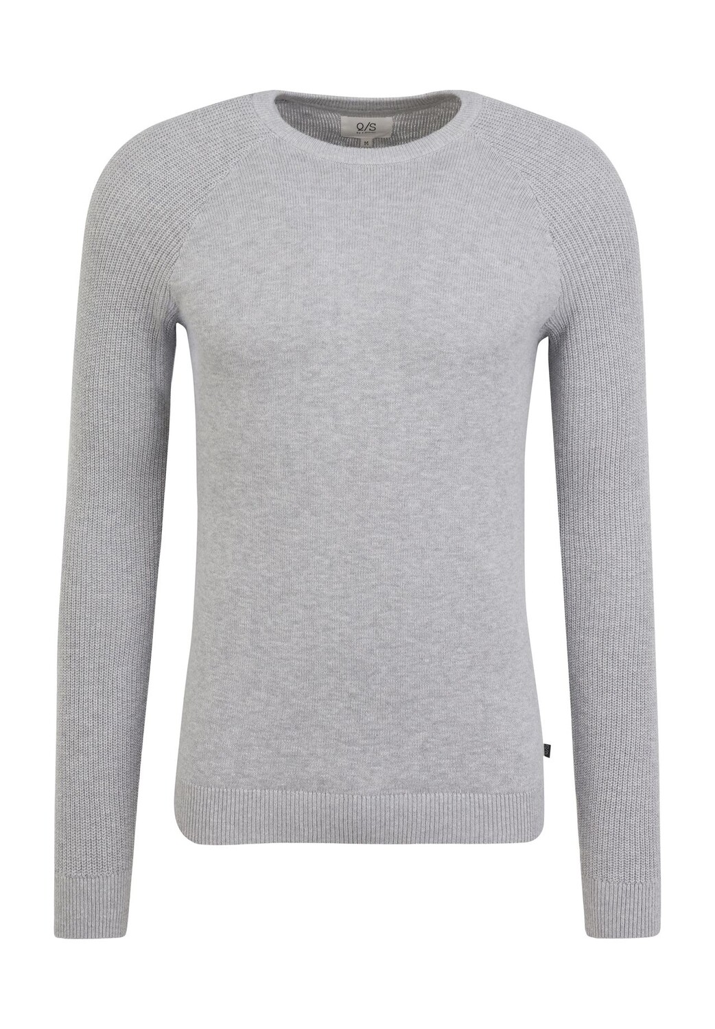 Мужской свитер с круглым вырезом QS, серый
Мужской свитер с круглым вырезом QS, серый