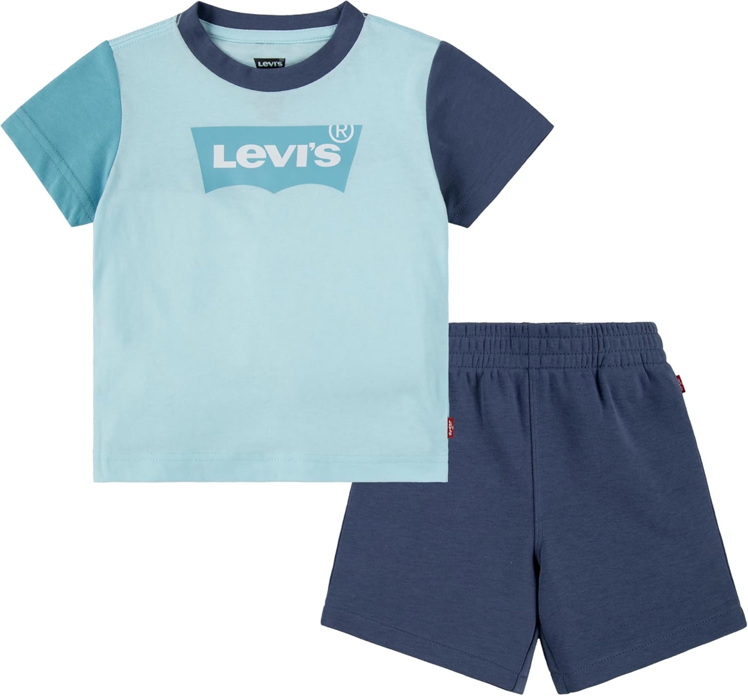 Комплект из двух предметов: футболка с принтом и шорты Levi's для мальчиков и малышей, Clearwater/Batwing
Комплект из двух предметов: футболка с принтом и шорты Levi's для мальчиков и малышей, Clearwater/Batwing