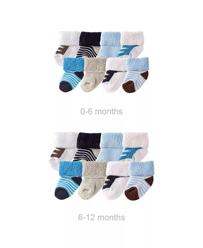 Носки хлопковые махровые Baby Boys Grow with Me, синие спортивные, 0-6 и 6-12 месяцев Luvable Friends, синий
Носки хлопковые махровые Baby Boys Grow with Me, синие спортивные, 0-6 и 6-12 месяцев Luvable Friends, синий