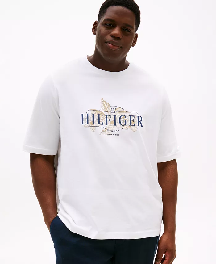Мужская футболка с коротким рукавом и круглым вырезом Big & Tall с цветочным логотипом Tommy Hilfiger, белый
Мужская футболка с коротким рукавом и круглым вырезом Big & Tall с цветочным логотипом Tommy Hilfiger, белый