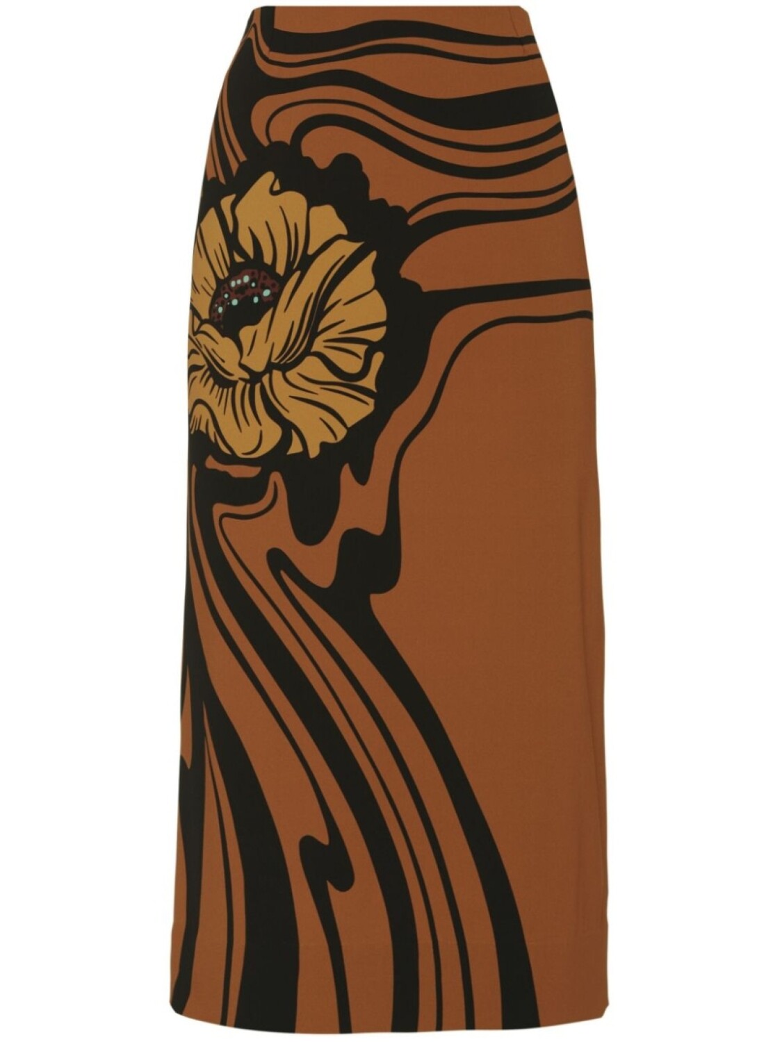 Юбка-карандаш с цветочным принтом La DoubleJ, коричневый
Юбка-карандаш с цветочным принтом La DoubleJ, коричневый