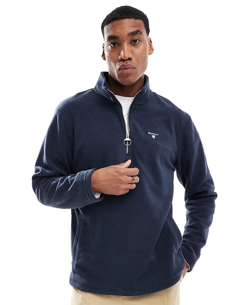 Флисовая куртка с застежкой-молнией на половину длины Barbour
Флисовая куртка с застежкой-молнией на половину длины Barbour