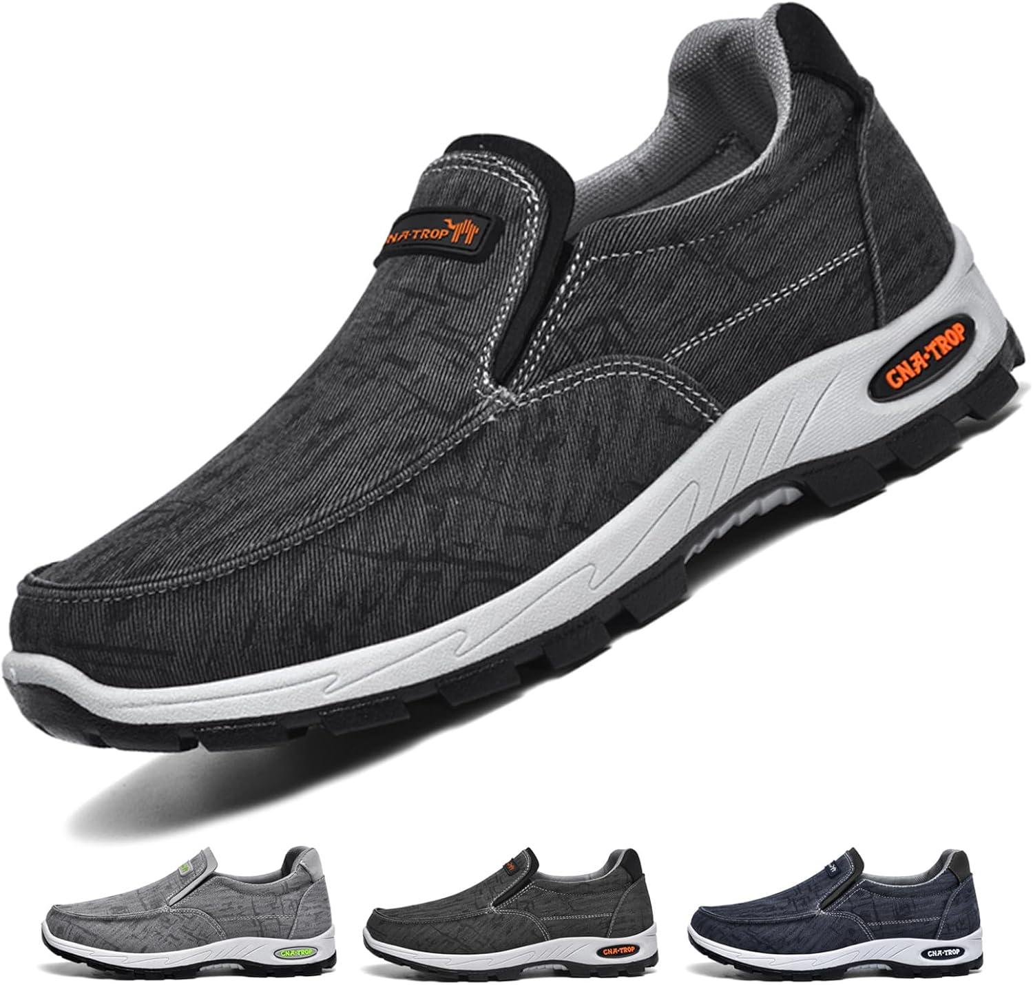 Мужские ортопедические слипоны из холщовой ткани, наружные дышащие нескользящие модные лоферы, кроссовки, повседневная обувь для прогулок и лодочные туфли Optigard, черный
Мужские ортопедические слипоны из холщовой ткани, наружные дышащие нескользящие модные лоферы, кроссовки, повседневная обувь для прогулок и лодочные туфли Optigard, черный