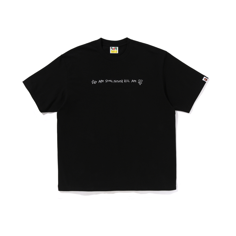 Футболка с нарисованным вручную логотипом A BATHING APE, черный
Футболка с нарисованным вручную логотипом A BATHING APE, черный