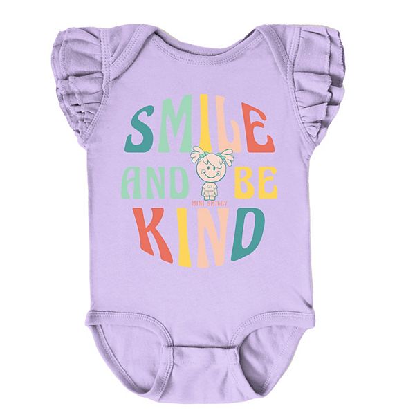 Боди с рукавами-крылышками Mini smiley smile and be kind aria The Juniper Shop, Lavender
Боди с рукавами-крылышками Mini smiley smile and be kind aria The Juniper Shop, Lavender