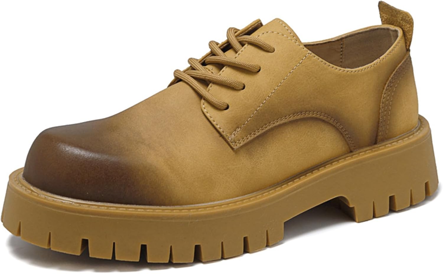 Мужские кожаные оксфорды на шнуровке с платформой, круглым носком, массивным каблуком и рифленой подошвой, повышающие рост, с мягкой подошвой, повседневные дерби Generic, желтый
Мужские кожаные оксфорды на шнуровке с платформой, круглым носком, массивным каблуком и рифленой подошвой, повышающие рост, с мягкой подошвой, повседневные дерби Generic, желтый
