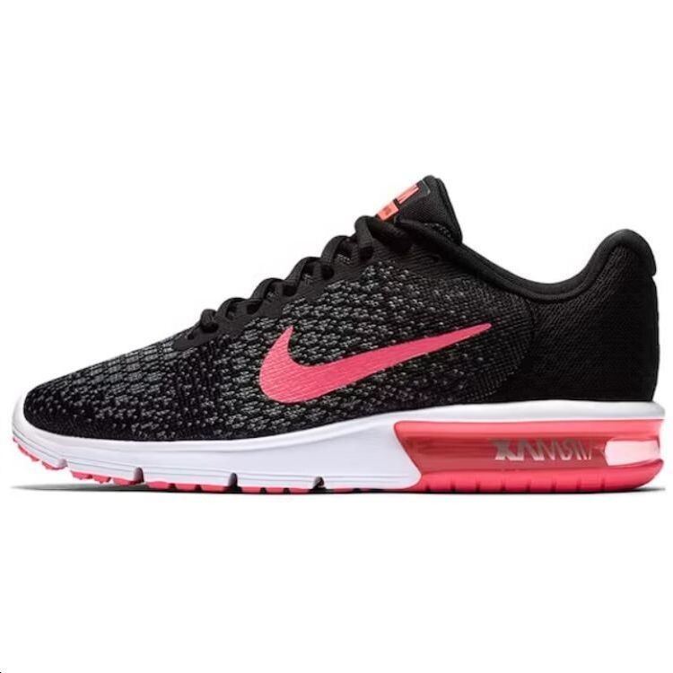 Кроссовки Nike Air Max Sequent 2 Black Vivid Pink Women's, розовый 
Кроссовки Nike Air Max Sequent 2 Black Vivid Pink Women's, розовый