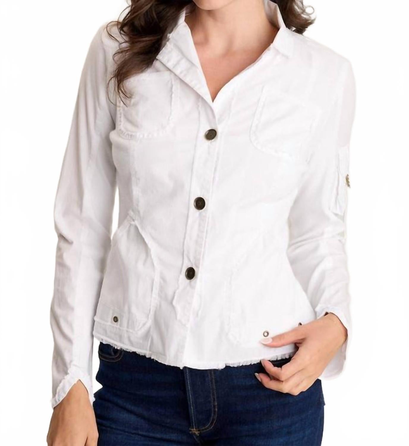 Куртка Munir в белом цвете XCVI
Куртка Munir в белом цвете XCVI