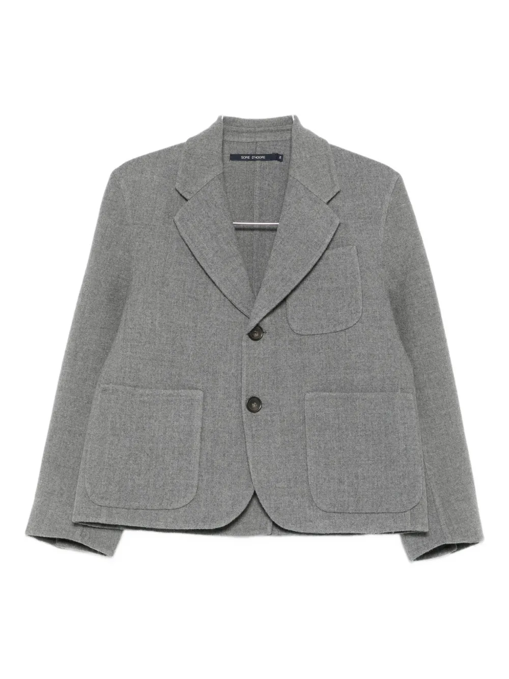 Однобортный пиджак Sofie D'Hoore, серый
Однобортный пиджак Sofie D'Hoore, серый