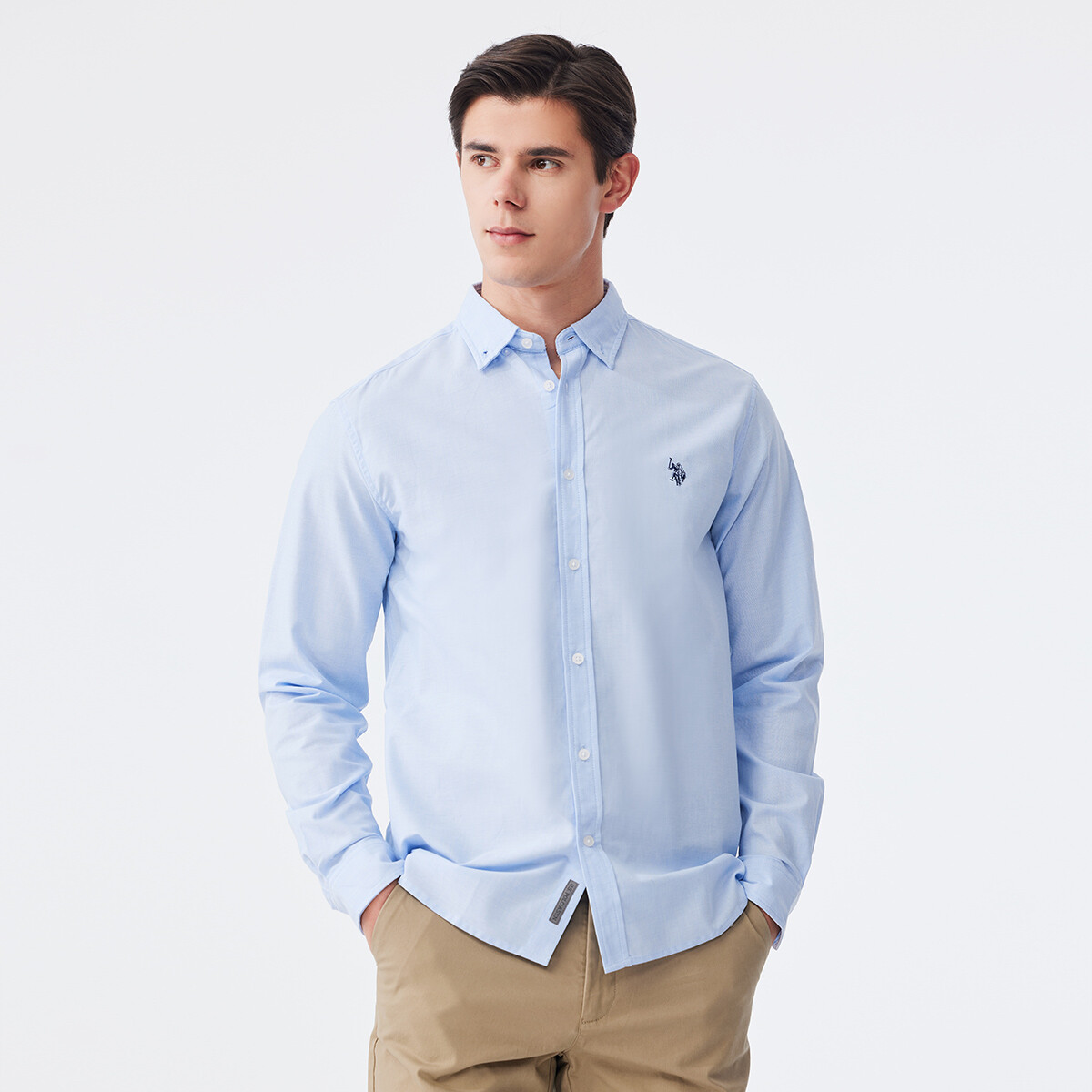 Рубашка мужская U.S. Polo Assn., светло-голубая
Рубашка мужская U.S. Polo Assn., светло-голубая