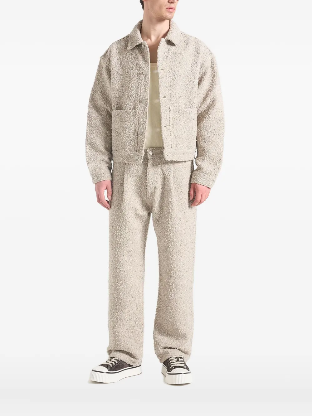 Куртка-рубашка Damien букле со складками на спине Manière De Voir, нейтральный
Куртка-рубашка Damien букле со складками на спине Manière De Voir, нейтральный