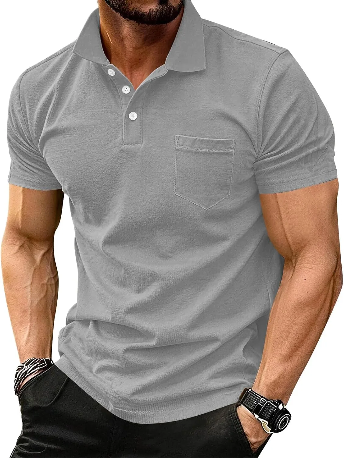 Polo Golf мужская футболка с коротким рукавом Henley
Polo Golf мужская футболка с коротким рукавом Henley