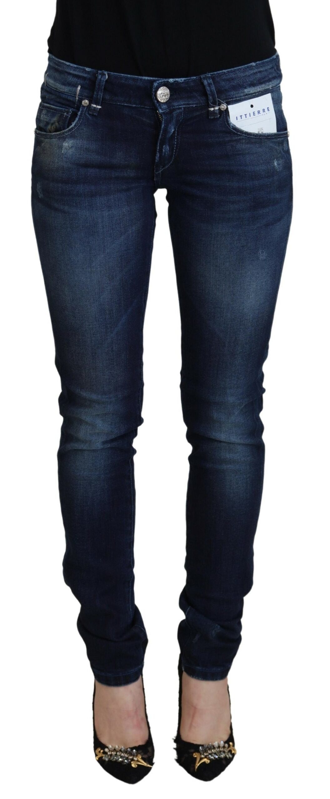 Acht Хлопок Заниженная Талия Slim Fit Женские Повседневные Женские Джинсы, синий
Acht Хлопок Заниженная Талия Slim Fit Женские Повседневные Женские Джинсы, синий