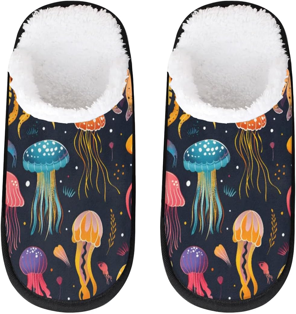 Тапочки Gublec для женщин и мужчин, уютные с нескользящей подошвой, для дома, теплые плюшевые тапочки для дома, спальни и путешествий, Cute Jellyfish
Тапочки Gublec для женщин и мужчин, уютные с нескользящей подошвой, для дома, теплые плюшевые тапочки для дома, спальни и путешествий, Cute Jellyfish