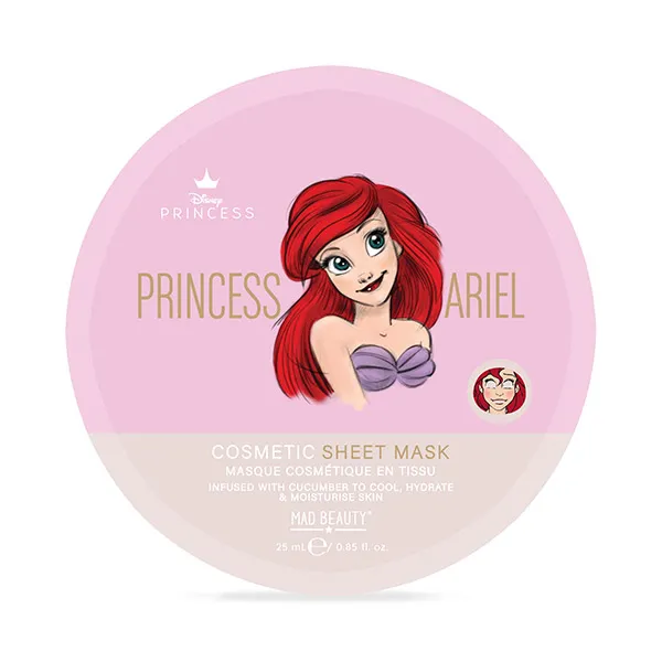 Маска для лица Ариэль Dinsey Princess Mad Beauty, 1 UD
Маска для лица Ариэль Dinsey Princess Mad Beauty, 1 UD