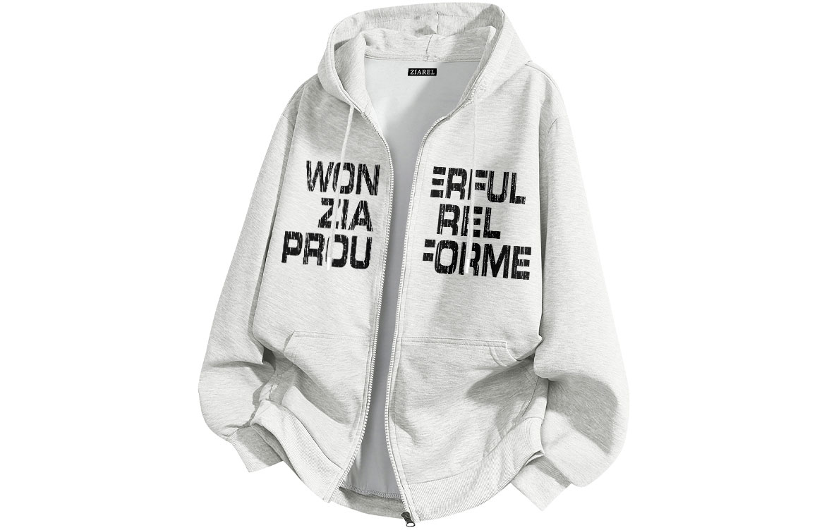 Толстовка Unisex Hooded Moderate Cardigan ZIAREL, белый heather серый
Толстовка Unisex Hooded Moderate Cardigan ZIAREL, белый heather серый