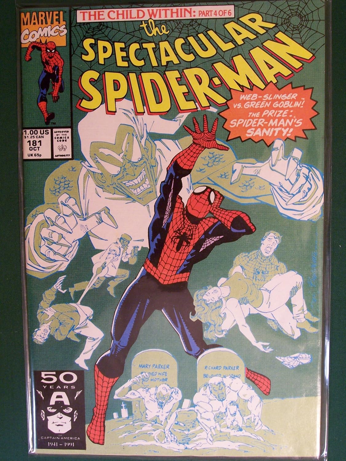 The Spectacular Spider-Man #181 : Guilt (The Child Within - Marvel Comics) (Marvel Comics)
The Spectacular Spider-Man #181 : Guilt (The Child Within - Marvel Comics) (Marvel Comics)