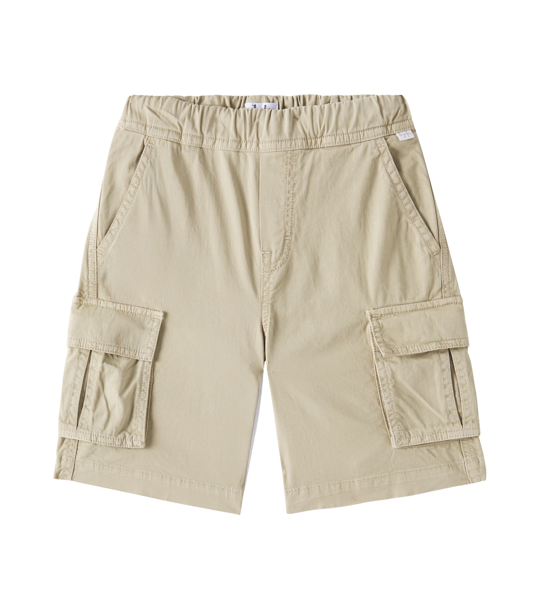 Шорты-карго из хлопкового габардина Il Gufo, Light Beige 
Шорты-карго из хлопкового габардина Il Gufo, Light Beige