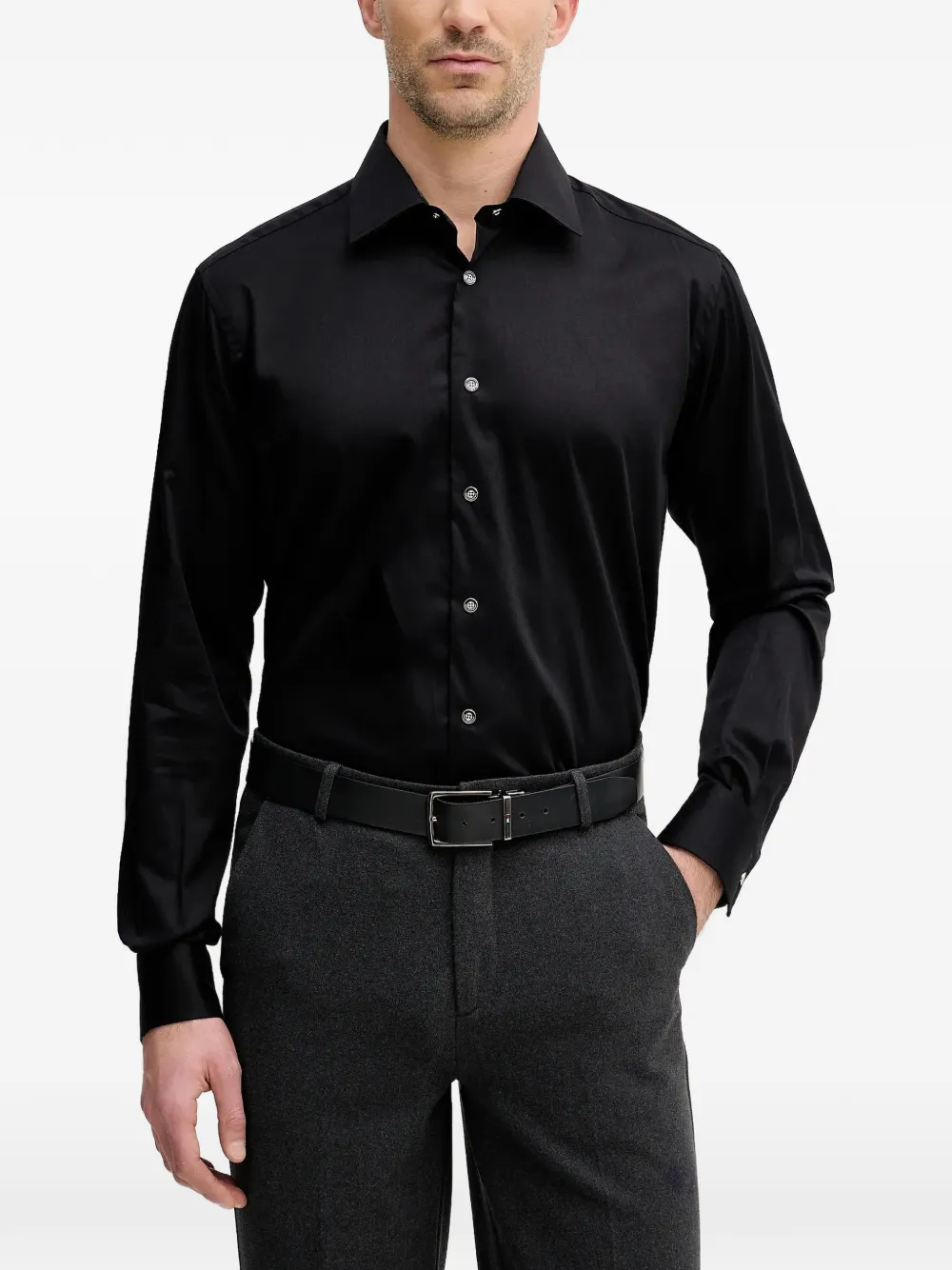 Рубашка на пуговицах Karl Lagerfeld, черный
Рубашка на пуговицах Karl Lagerfeld, черный