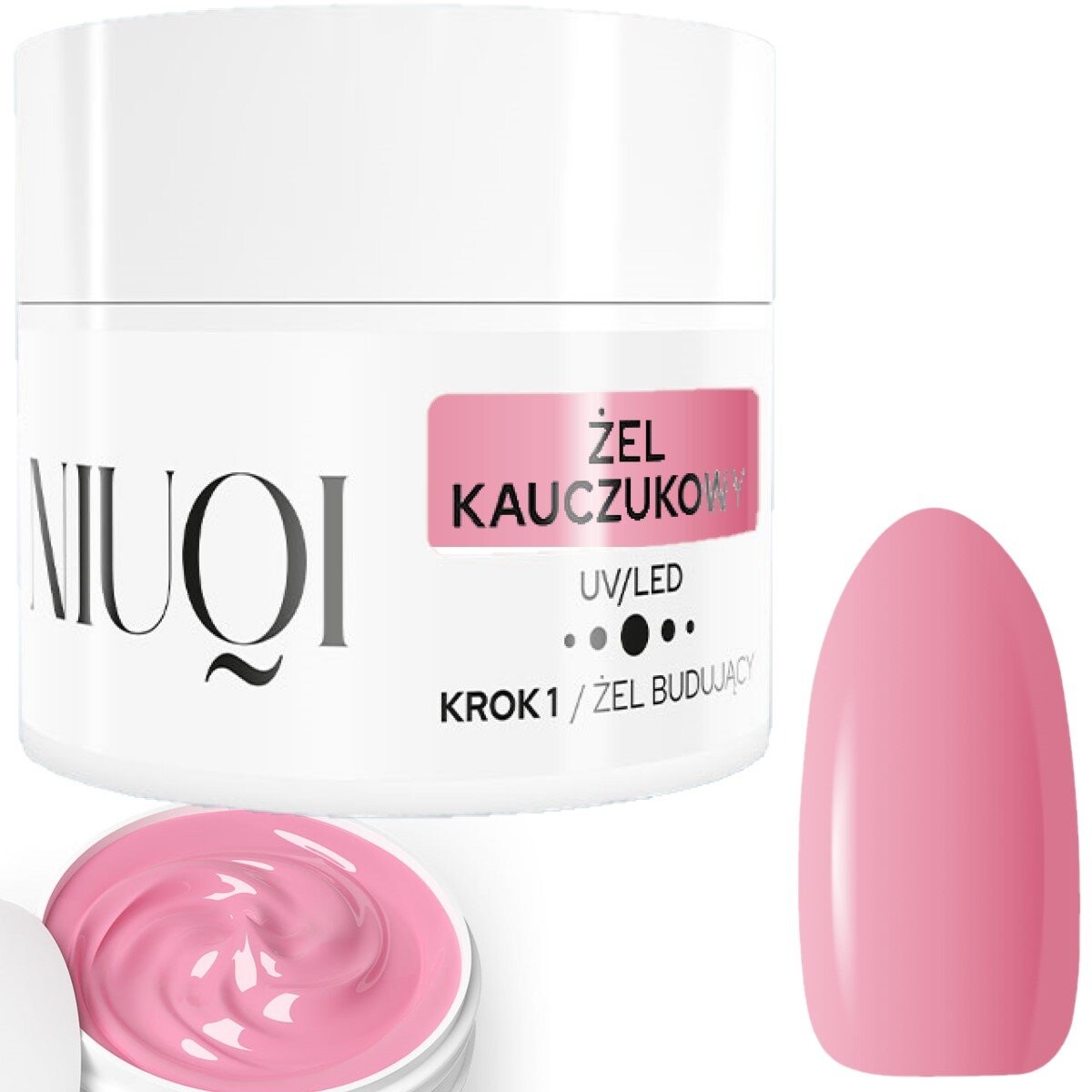 Niuqi UV/светодиодный резиновый гель здание 12 мл темно -розового 1
Niuqi UV/светодиодный резиновый гель здание 12 мл темно -розового 1