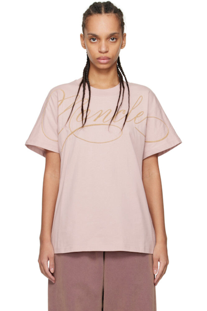 Розовая футболка с логотипом S/S Moncler, Розовый, Розовая футболка с логотипом S/S Moncler
Розовая футболка с логотипом S/S Moncler, Розовый, Розовая футболка с логотипом S/S Moncler