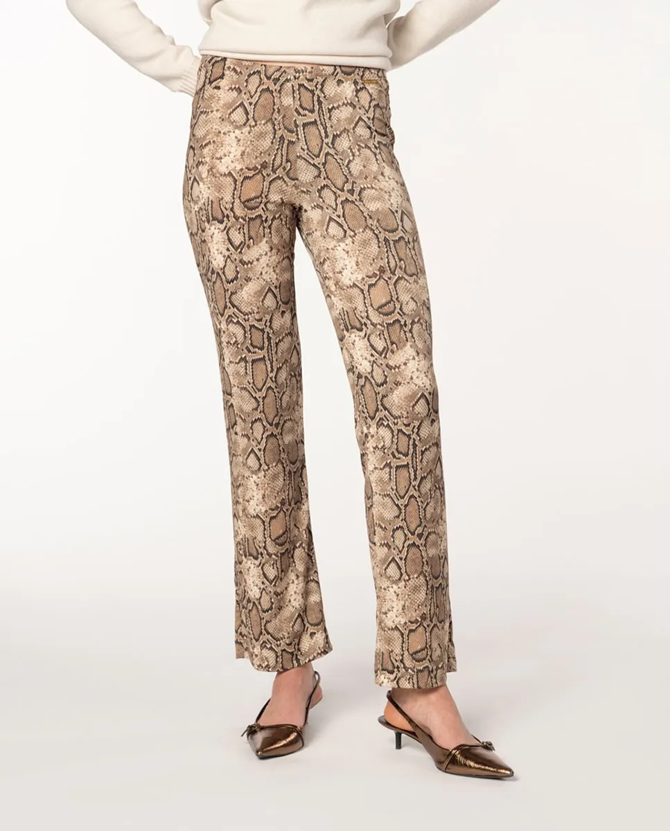 Брюки с принтом из трикотажного полотна Naulover, бежевый
Брюки с принтом из трикотажного полотна Naulover, бежевый