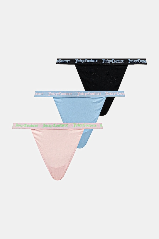 Стринги 3 шт рифленые из микрофибры 3-pack Juicy Couture, черный
Стринги 3 шт рифленые из микрофибры 3-pack Juicy Couture, черный